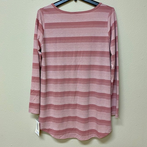 ⚡️FLASH SALE⚡️NWT LuLaRoe Lynnae Pink Stripes M - Picture 2 of 5